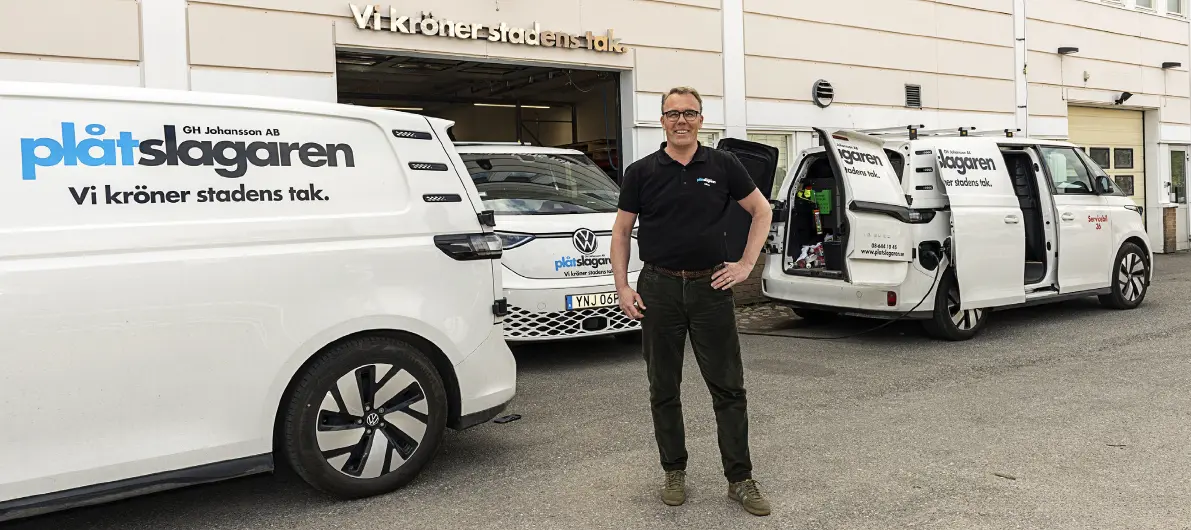 Håkan Torhult, vd på Plåtslagaren.tif Plåtslagare Stockholm - Byggnadsplåtslageri